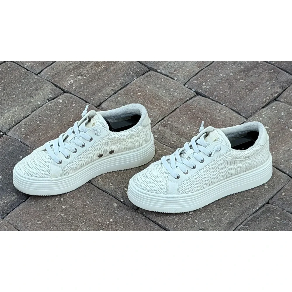 Roxy Women's Sheilahh 2.0 Platform Sneaker Natural Size 7 M